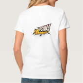 Boom Art Design vrouwen, S Basic V-hals T-shirt (Achterkant)