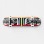 Boom Atomic Bomb Mushroom Cloud Skateboard (Horizontaal)