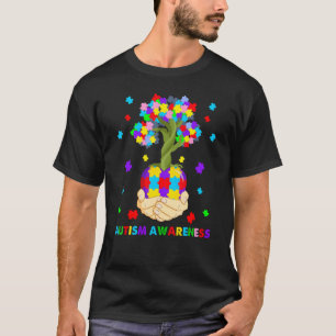 Boom Autisme Bewustzijn Maand Grappige Hart Autism T-shirt
