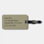 Boom Bark I Natuurlijk Abstract getextureerd ontwe Bagagelabel (Achterkant horizontaal)