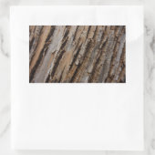 Boom Bark I Natuurlijk Abstract getextureerd ontwe Rechthoekige Sticker (Tas)