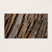 Boom Bark I Natuurlijk Abstract getextureerd ontwe Visitekaartje (Achterkant)