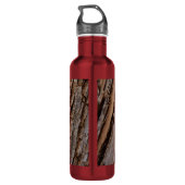 Boom Bark I Natuurlijk Abstract getextureerd ontwe Waterfles (Achterkant)
