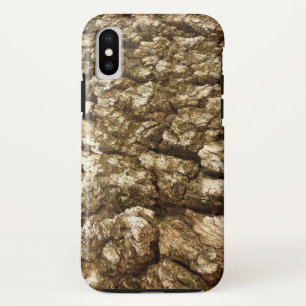 Boom Bark II Natuurlijke getextureerd ontwerp iPhone X Hoesje