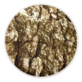 Boom Bark II Natuurlijke getextureerd ontwerp Keramische Knop (Voorkant)