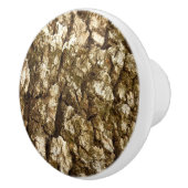 Boom Bark II Natuurlijke getextureerd ontwerp Keramische Knop (Rechts)