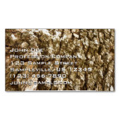 Boom Bark II Natuurlijke getextureerd ontwerp Magnetisch Visitekaartje (Voorkant)