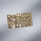 Boom Bark II Natuurlijke getextureerd ontwerp Magnetisch Visitekaartje (Voorbeeld)