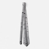 Boom Bark Pattern - Quaking Aspen Stropdas (Achterkant)
