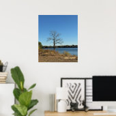 Boom bij het River Poster (Thuiskantoor)