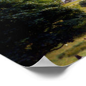 Boom bij Powerscourt-Herfsten Poster (Hoek)