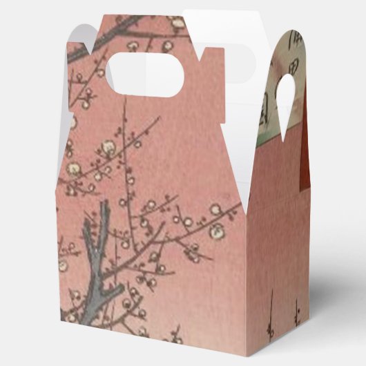 Boom bloesems pruimentuin Japans Bedankdoosjes (Geopend)