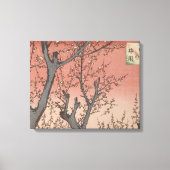 Boom bloesems pruimentuin Japans Canvas Afdruk (Voorkant)
