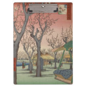 Boom bloesems pruimentuin Japans Klembord (Voorkant)