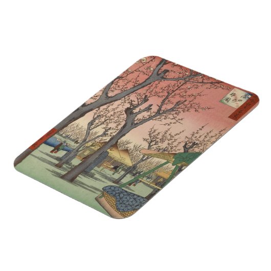 Boom bloesems pruimentuin Japans Magneet (Linkerzijde)