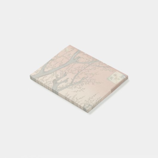 Boom bloesems pruimentuin Japans Post-it® Notes (Schuin)