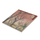 Boom bloesems pruimentuin Japans Tegeltje (Zijkant)