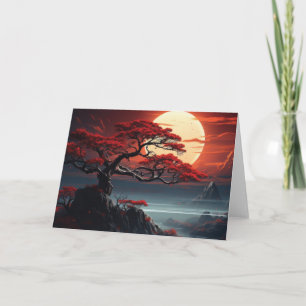 Boom bonsai bedankkaart