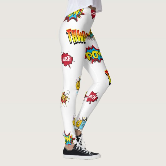 Boom Boom Pow Comical Expressions-Leggings Leggings (Rechts)