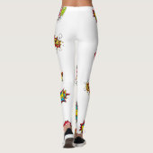 Boom Boom Pow Expressions Comiques Leggings (Dos)
