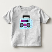 Boom Box 90s Muziek Hip Hop Toddler Bodysuit (Voorkant)