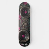 Boom box grunge kunst skateboard (Voorkant)