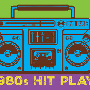 Boom Box  stijl uit de jaren tachtig T-shirt