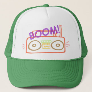 Boom Box Trucker Hat Pet