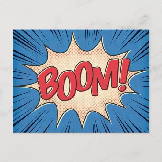 Boom! Briefkaart (Voorkant)