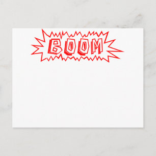 Boom! Briefkaart