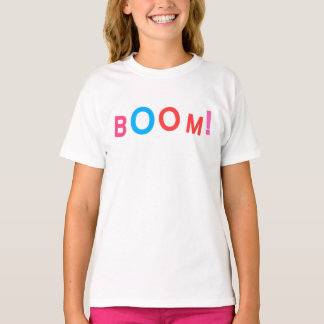 BOOM! Comic Typography T-Shirt