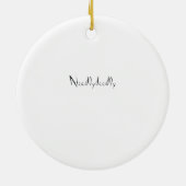 Boom-decoratie Keramisch Ornament (Achterkant)