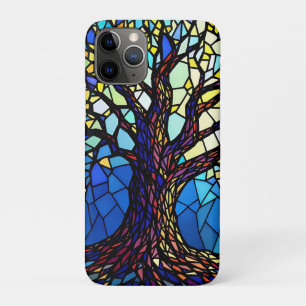 Boom des Levens Gebroken Glas Mozaïek iPhone 11 Pro Hoesje