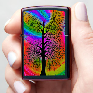 [Boom des Levens] v2 Kleurrijke Regenboog Tie-Dye 