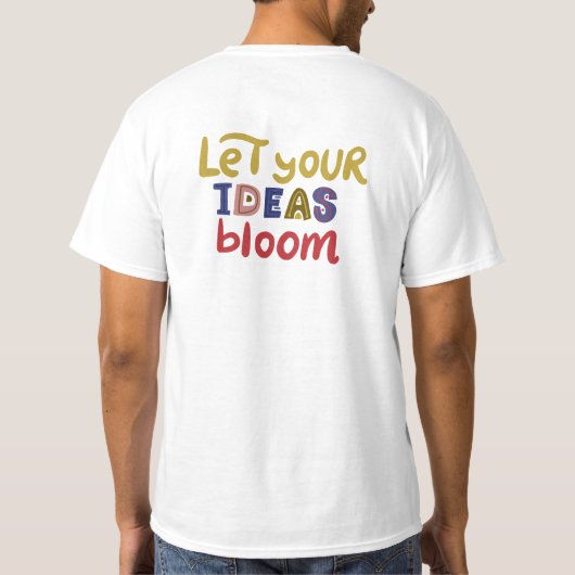 Boom Design Mannen, s Value T-shirt (Achterkant)