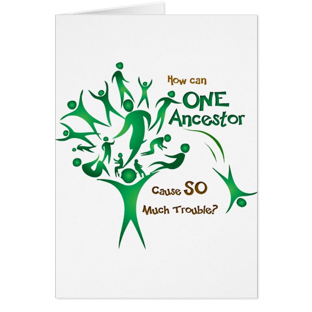 Boom één ancestor (Voorkant)