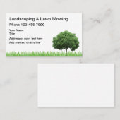 Boom- en graslandschapsarchitectuur visitekaartje (Voorkant / Achterkant)