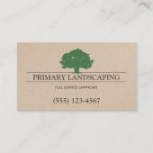 Boom- en landschapsarchitectuur visitekaartje (Voorkant)