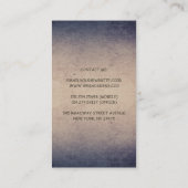 Boom en String van Lichten Feestelijk en Dromerig Visitekaartje (Achterkant)