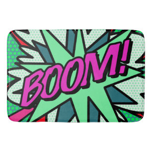 BOOM Fun Cool Modern Comic Book Badmat