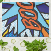 BOOM Fun Retro Comic Book Pop Art Theedoek (Gevouwen)