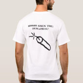 Boom gaat de dynamiet in t-shirt (Achterkant)
