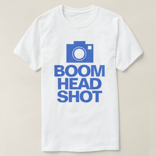 Boom Head Shot T-shirt (Design voorkant)