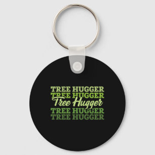 Boom Hugger Earth Day Retro Natuur Lover Sleutelhanger