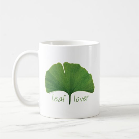 Boom Hugger, Leaf Lover - Ginkgo Koffiemok (Links)