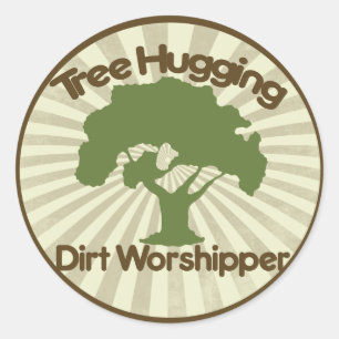 Boom Hugging Dirt Worshiper Ronde Sticker