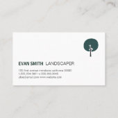 Boom Icoon / Landschapsarchitect Visitekaartje (Achterkant)