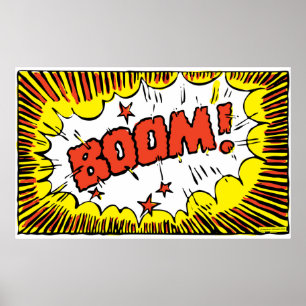 BOOM! II (grotere afmetingen) Poster