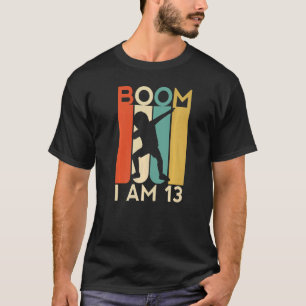 Boom Ik ben 13 Verjaardag Jaar Oud 13e Feest Dabbi T-shirt
