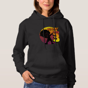 Boom ik ben 3 verjaardagsfeestje jongen 3e verjaar hoodie